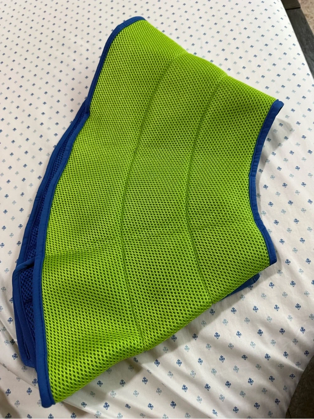 Blue Padded Mesh Waist/Corset Shaper